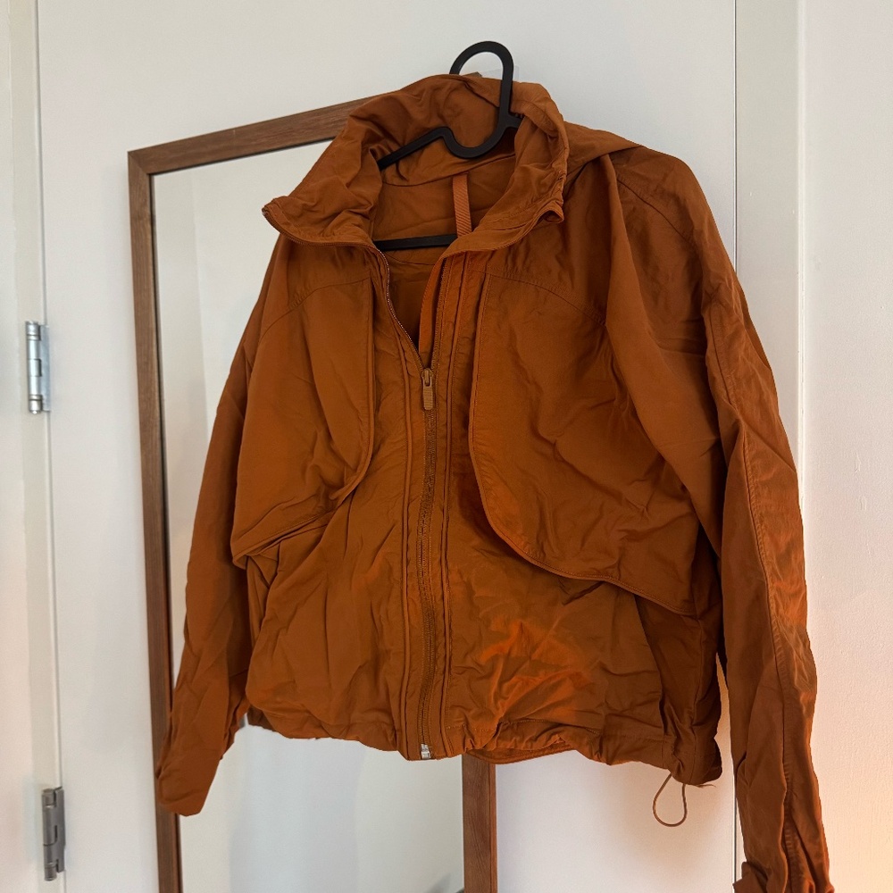 Lululemon Yellow Waterproof Jacket